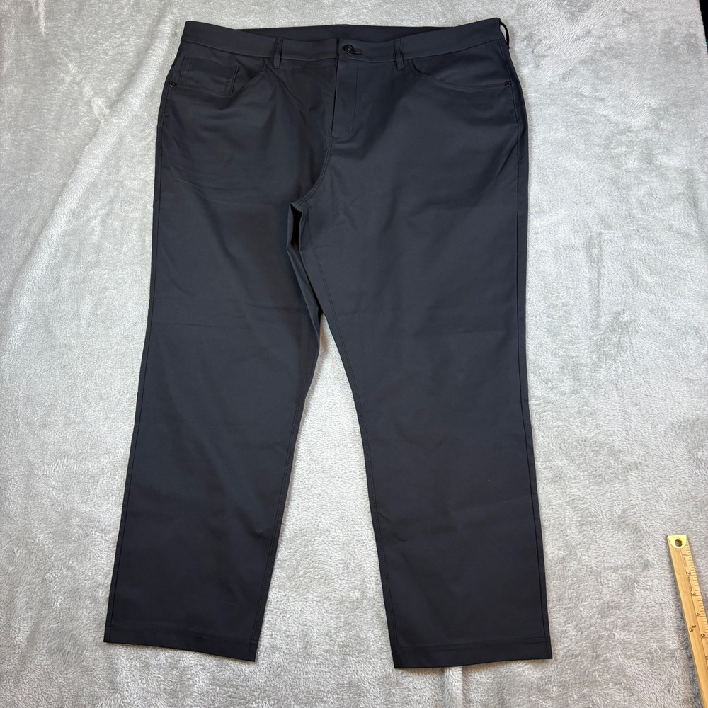 Public Rec Golf Pants Mens 40/28 (Fits 42x27) Performance Straight Black Stretch